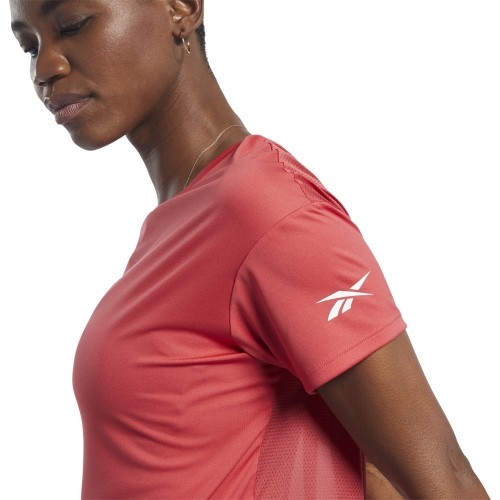 Reebok koszulka damska Wor Comm Poly Tee, różowa FQ0404