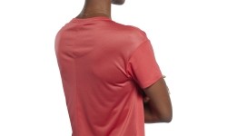 Reebok koszulka damska Wor Comm Poly Tee, różowa FQ0404