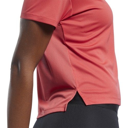 Reebok koszulka damska Wor Comm Poly Tee, różowa FQ0404