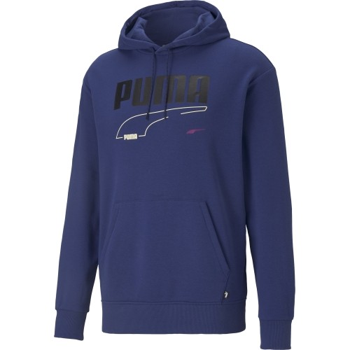 Bluza męska Puma Rebel Hoodie TR Electro Blue 585742 84