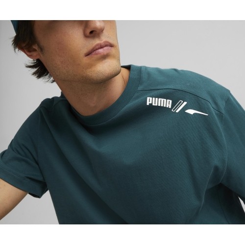 Puma Marškinėliai Vyrams Rad/Cal Tee Varsity Green 849777 24