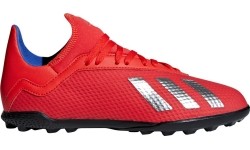 Buty piłkarskie dziecięce Adidas X 18.3 TF J, czerwone BB9403