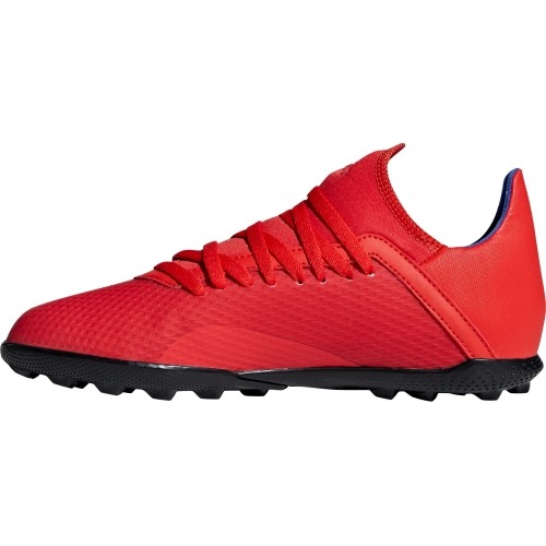 Buty piłkarskie dziecięce Adidas X 18.3 TF J, czerwone BB9403