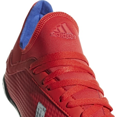 Buty piłkarskie dziecięce Adidas X 18.3 TF J, czerwone BB9403