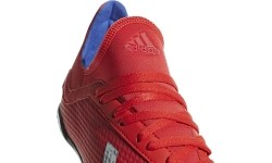 Buty piłkarskie dziecięce Adidas X 18.3 TF J, czerwone BB9403