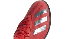 Buty piłkarskie dziecięce Adidas X 18.3 TF J, czerwone BB9403