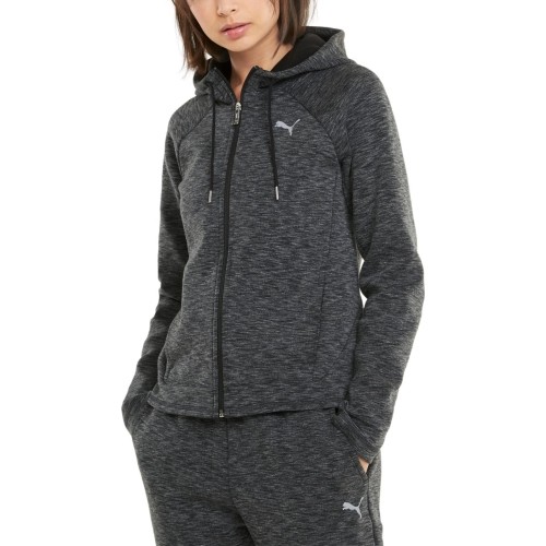 Bluza damska Puma Evostripe Full-Zip, szara 589157 01