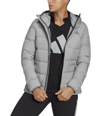 Adidas Pūkinė Striukė Moterims W Helionic Mel Grey