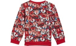 Dres dziecięcy Adidas I Aop Jog Ft, Grey/Red HF1970