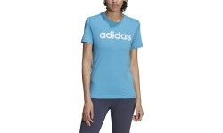 Bluzka damska Adidas W Lin Tee, niebieska, HC9272
