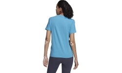 Bluzka damska Adidas W Lin Tee, niebieska, HC9272