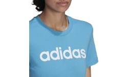 Bluzka damska Adidas W Lin Tee, niebieska, HC9272
