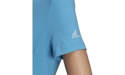Bluzka damska Adidas W Lin Tee, niebieska, HC9272