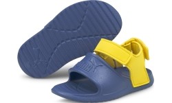 Buty dziecięce Puma Divecat V2 Injex, żółto-niebieskie 369545 07