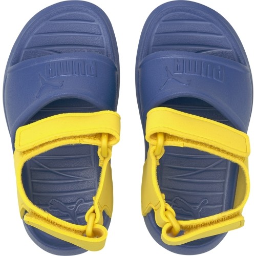 Buty dziecięce Puma Divecat V2 Injex, żółto-niebieskie 369545 07