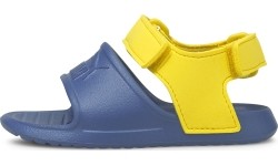 Buty dziecięce Puma Divecat V2 Injex, żółto-niebieskie 369545 07
