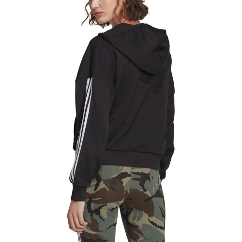 Bluza damska Adidas W 3S FZ Hoodie Black GL1462
