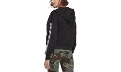 Bluza damska Adidas W 3S FZ Hoodie Black GL1462