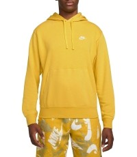 Bluza męska Nike Sportswear Club z kapturem, żółta CZ7857 709