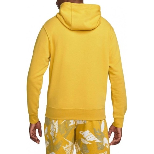 Bluza męska Nike Sportswear Club z kapturem, żółta CZ7857 709