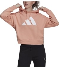 Bluza damska Adidas W Fi 3B Hoodie Peach H24082