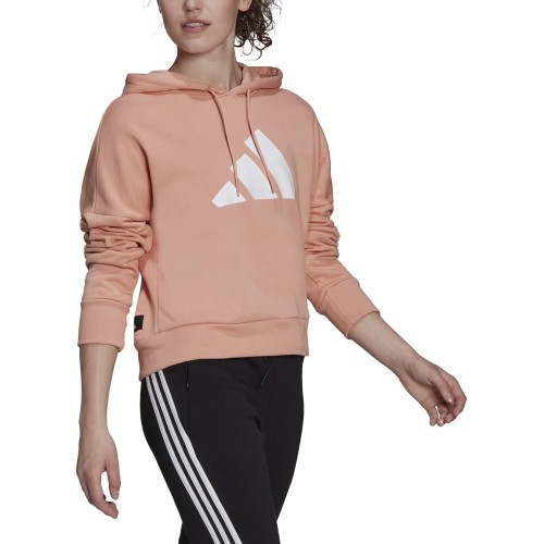 Bluza damska Adidas W Fi 3B Hoodie Peach H24082