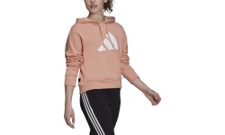Bluza damska Adidas W Fi 3B Hoodie Peach H24082