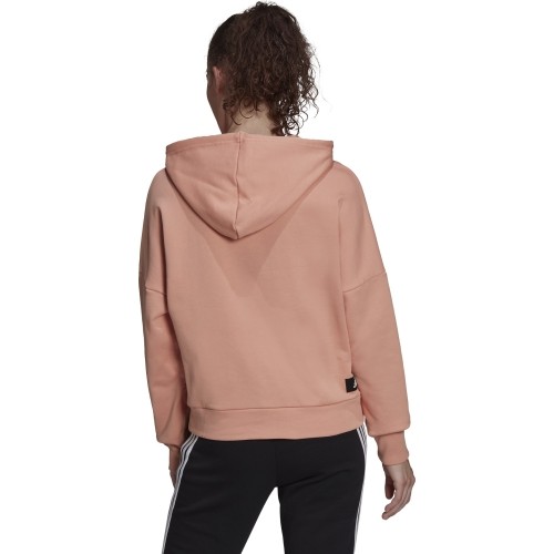 Bluza damska Adidas W Fi 3B Hoodie Peach H24082