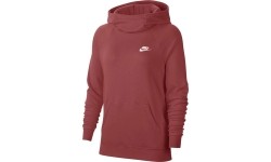 Nike Džemperis Moterims Nsw Essntl Flc Fnl Hoodie Bordeaux