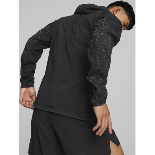Puma Džemperis Vyrams Run Reflective Aop Woven Black 522409 01
