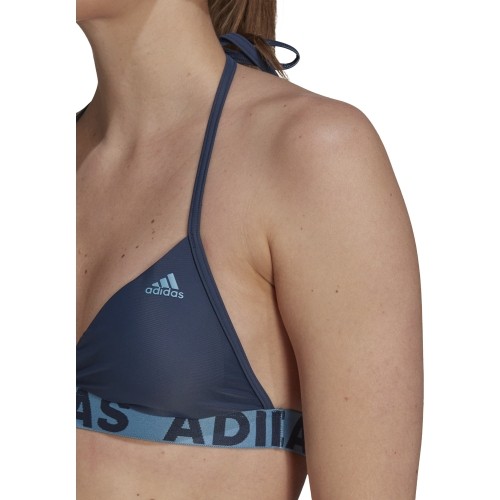 Adidas Neckholder Bikini damski strój kąpielowy niebieski GM2470