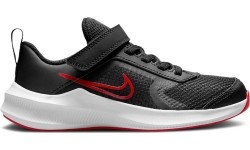 Buty sportowe dziecięce Nike Downshifter 11 czarno-czerwone CZ3959 005