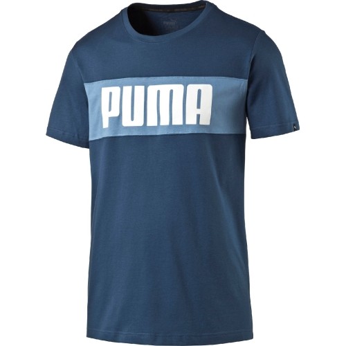 Puma Marškinėliai Power Block Dry Tee Blue