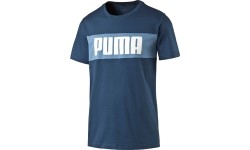 Puma Marškinėliai Power Block Dry Tee Blue