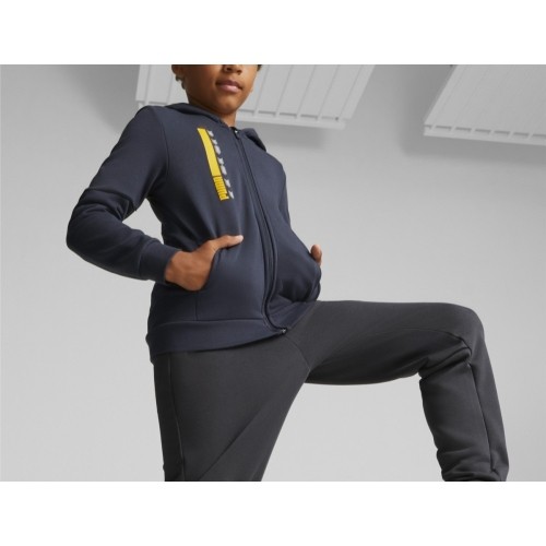 Bluza młodzieżowa Puma Active Sports Full-Zip Hoodie Blue 670075 43
