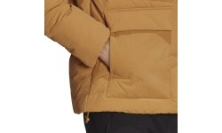 Męska kurtka puchowa Adidas Big Baffle, brązowa HN9932