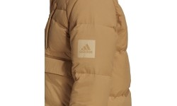 Męska kurtka puchowa Adidas Big Baffle, brązowa HN9932