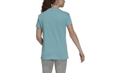 Bluzka damska Adidas W Vrtcl Zbr G Tee, niebieska GS4155