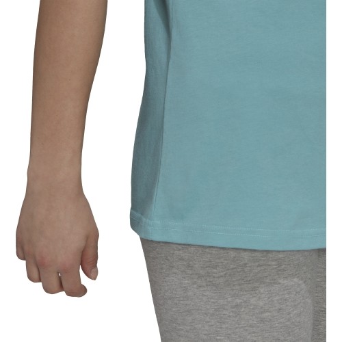 Bluzka damska Adidas W Vrtcl Zbr G Tee, niebieska GS4155