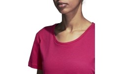 Koszulka damska Adidas Aop Linear Tee, Real Magenta DJ1626