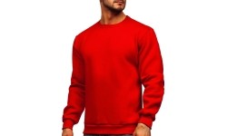 J.Style męska bluza polarowa Red 68B2001-18