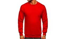 J.Style Džemperis Vyrams Fleece Red 68B2001-18