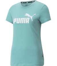 Koszulka damska Puma Ess Logo Tee zielona 586775 61