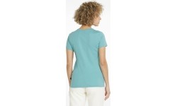 Koszulka damska Puma Ess Logo Tee zielona 586775 61