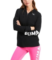 Damska bluza z kapturem Puma Modern Sports Full-Zip, czarna 583542 01