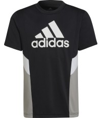 Koszulka chłopięca Adidas B CB T D2M Black Grey HF1835