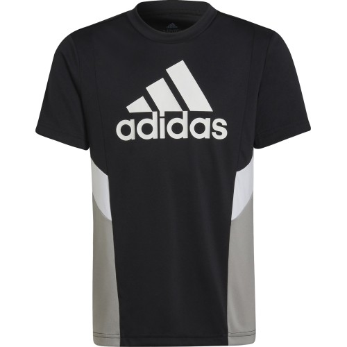 Koszulka chłopięca Adidas B CB T D2M Black Grey HF1835