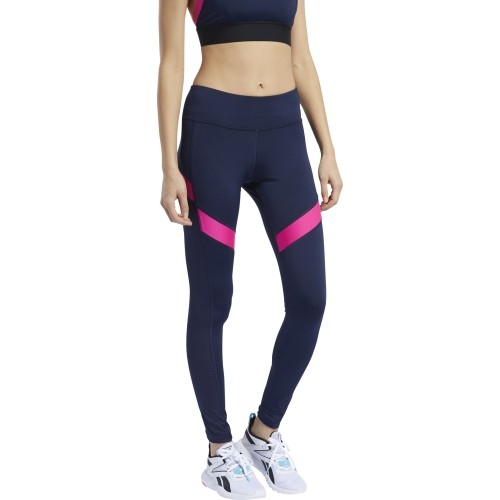 Legginsy damskie Reebok Wor Mesh Tight Navy FU2349