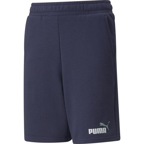 Spodenki młodzieżowe Puma Ess+ 2 Col Shorts, granatowe 586989 96