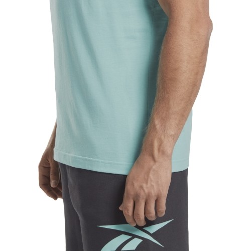 Koszulka męska Reebok Ri Left Chest Logo, niebieska HH8310